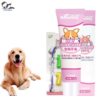 Kem đánh răng cho chó mèo thương hiệu Borammy - Kem đánh răng cho thú cưng-120g