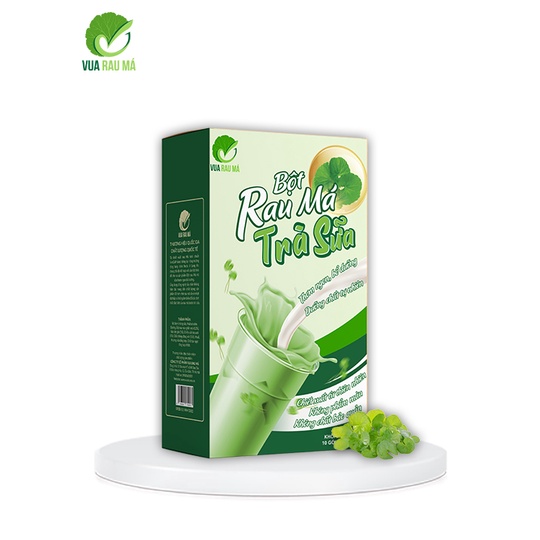 Bột rau má trà sữa VUA RAU MÁ mát gan thanh lọc giải độc