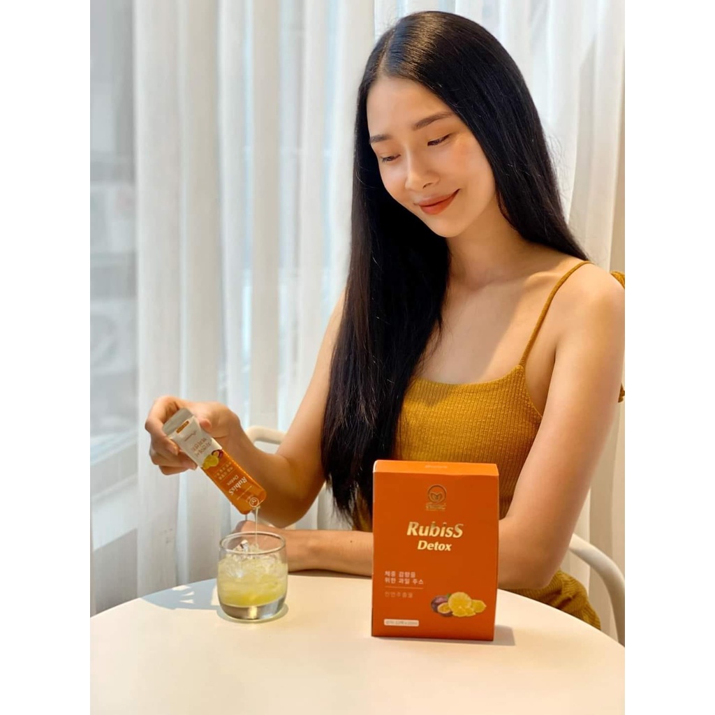 Giảm cân Rubiss Detox Hộp 12 Gói Chính Hãng