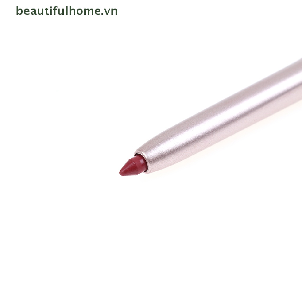 Bút Kẻ Viền Môi 10 Màu Lì Tự Động Xoay Chống Thấm Nước Lâu Trôi