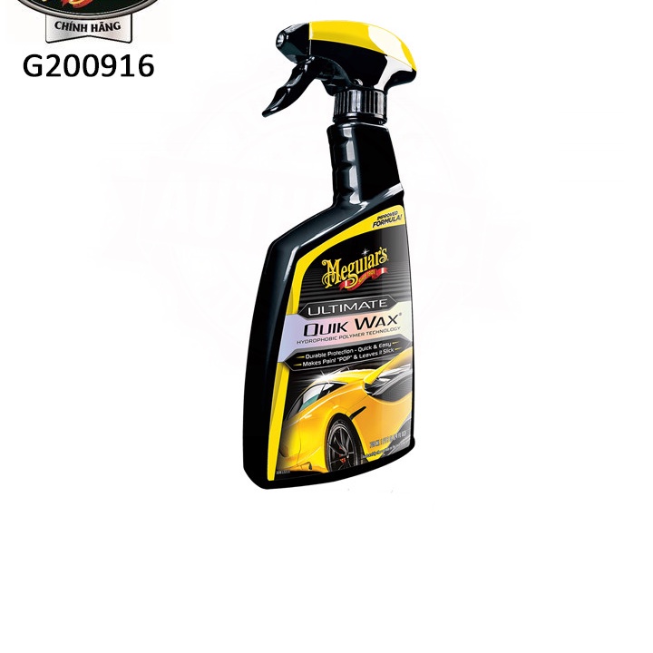 Meguiar's Wax bóng nhanh cho sơn dòng Ultimate - Quick Wax - G200916, 475 ml, 16 oz (chiết)
