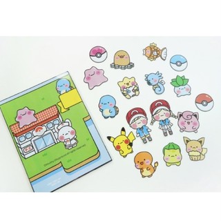 Búp bê giấy Công viên pokemon dễ thương Doll House
