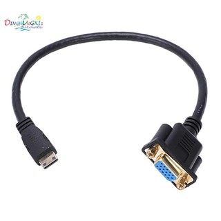 Cáp kết nối mini hdmi sang vga 0.3m 1ft