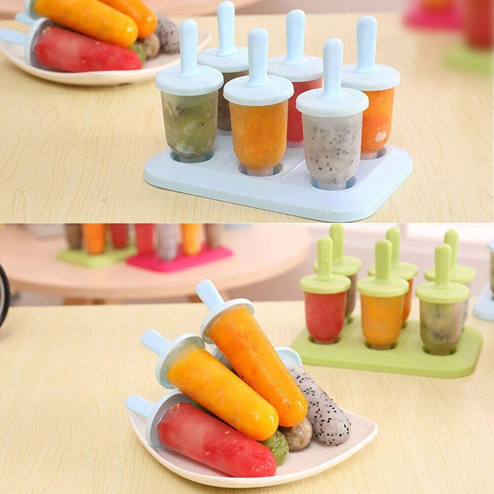 Khuôn Làm Kem Que Hình Tròn DIY