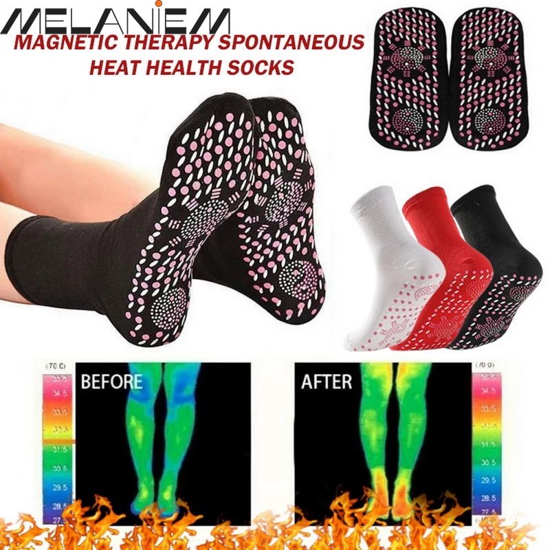 1 Đôi Tất Thể Thao Dài Bằng Cotton Mềm Mại Thoải Mái Giữ Ấm Mùa Đông Cho Nam Nữ