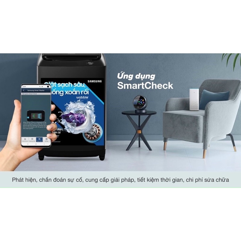 Máy giặt Samsung inverter 16 Kg WA16R6380BV/SV
