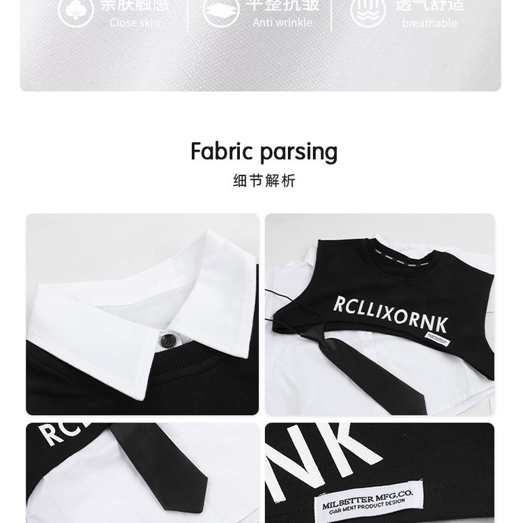 Set Áo Sơ Mi Tay Dài + Áo Khoác Ghi Lê Thời Trang Cho Bé Trai