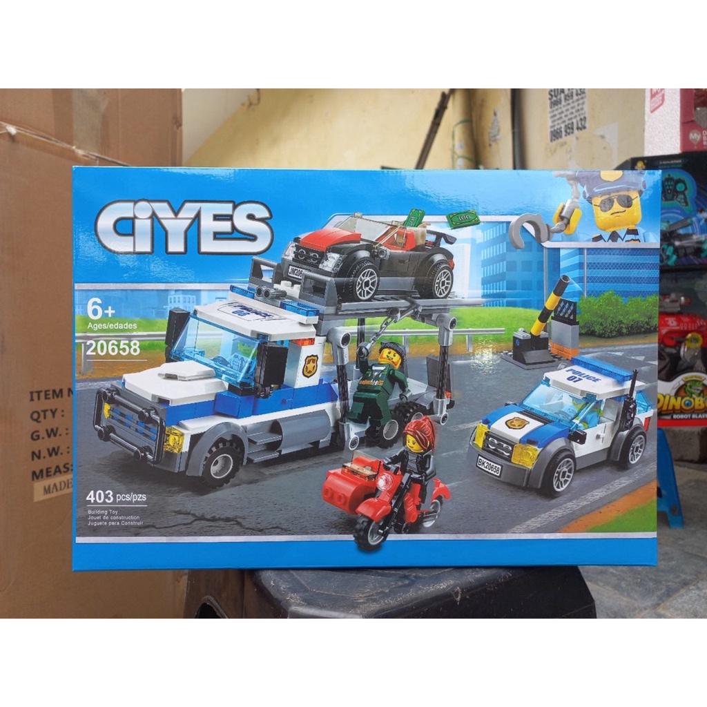 Bộ Lắp Ráp Cities 10657 / 20657 -  Xếp Hình Xe Chỉ Huy Cảnh Sát Truy Bắt Tội Phạm