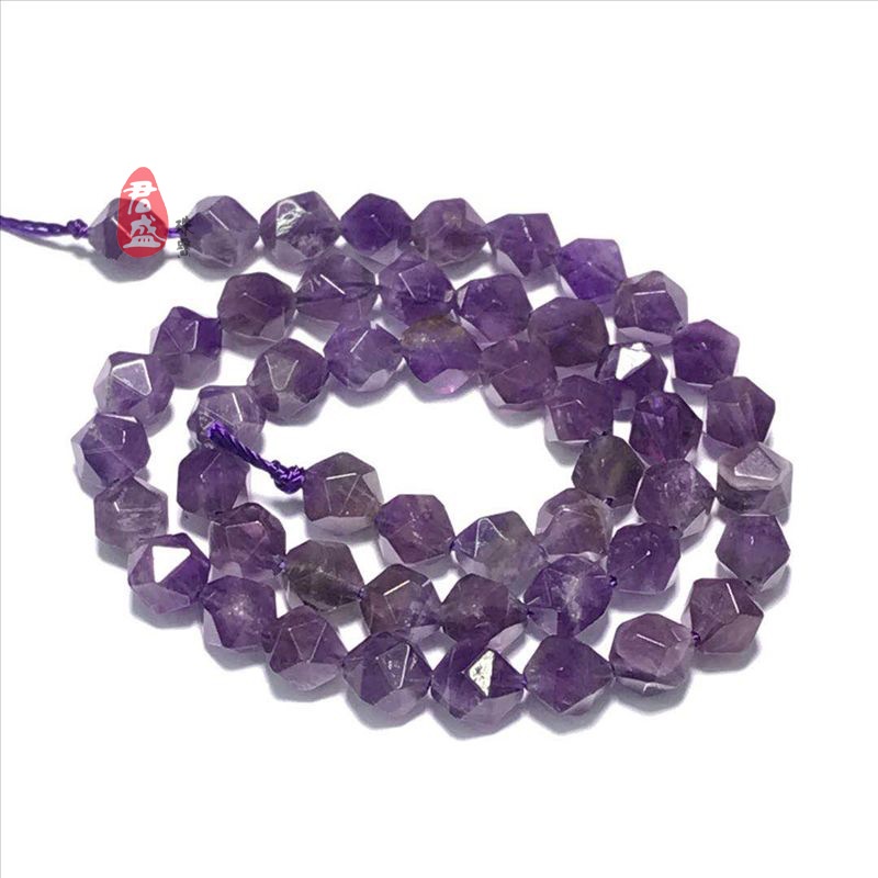Bán Trực Tiếp Từ Nhà Máy Hạt Thạch Anh Tím Tự Nhiên Thông Dụng Làm Trang Sức Thủ Công Góc Ngôi Sao Bán Sỉ