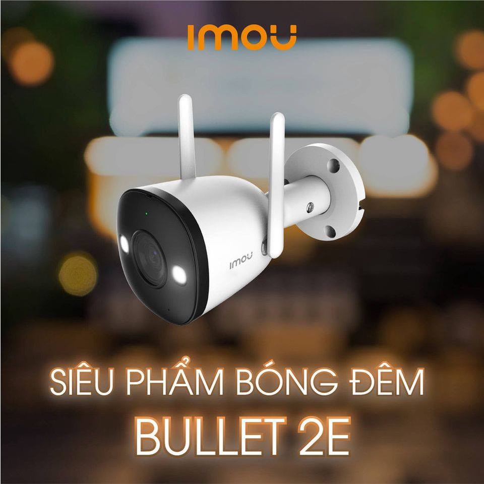 Camera wifi ngoài trời IMOU F22FP, camera imou không dây có màu ban đêm, có mic- 309cctv