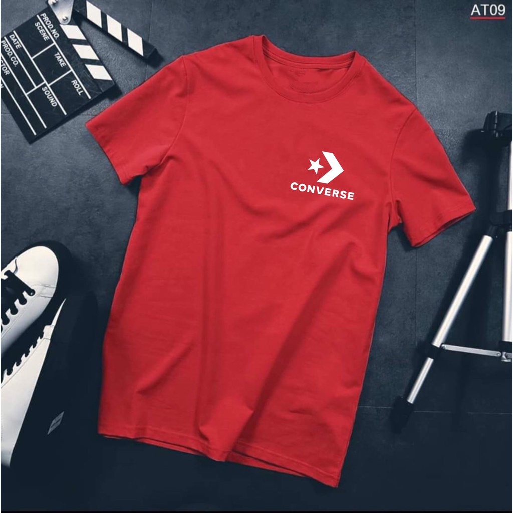 Áo Phông Nam Tay Ngắn, Áo Phông Nam Thể Thao Tay Ngắn Hình CHỮ Converse mã CZ52