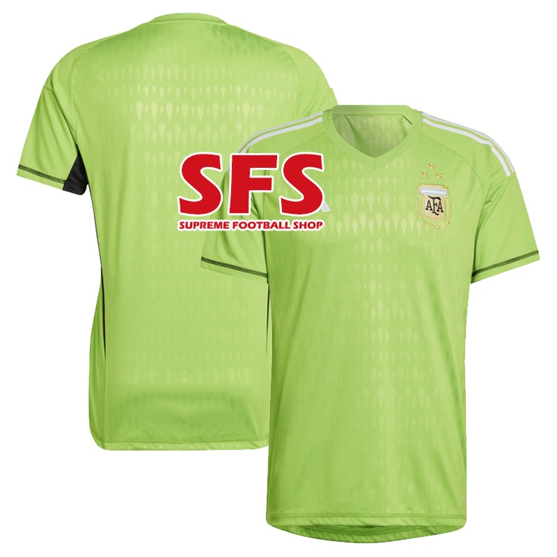 Áo Thun Số 3 Argentina GK Jersey 2022 WC Size S-4XL