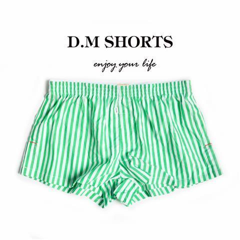 N001 Quần lót nam thời trang eo thấp Quần bò sọc quần nhà cotton lỏng lẻo Quadrants Flat Angle Cộng với kích thước Sleeppants
