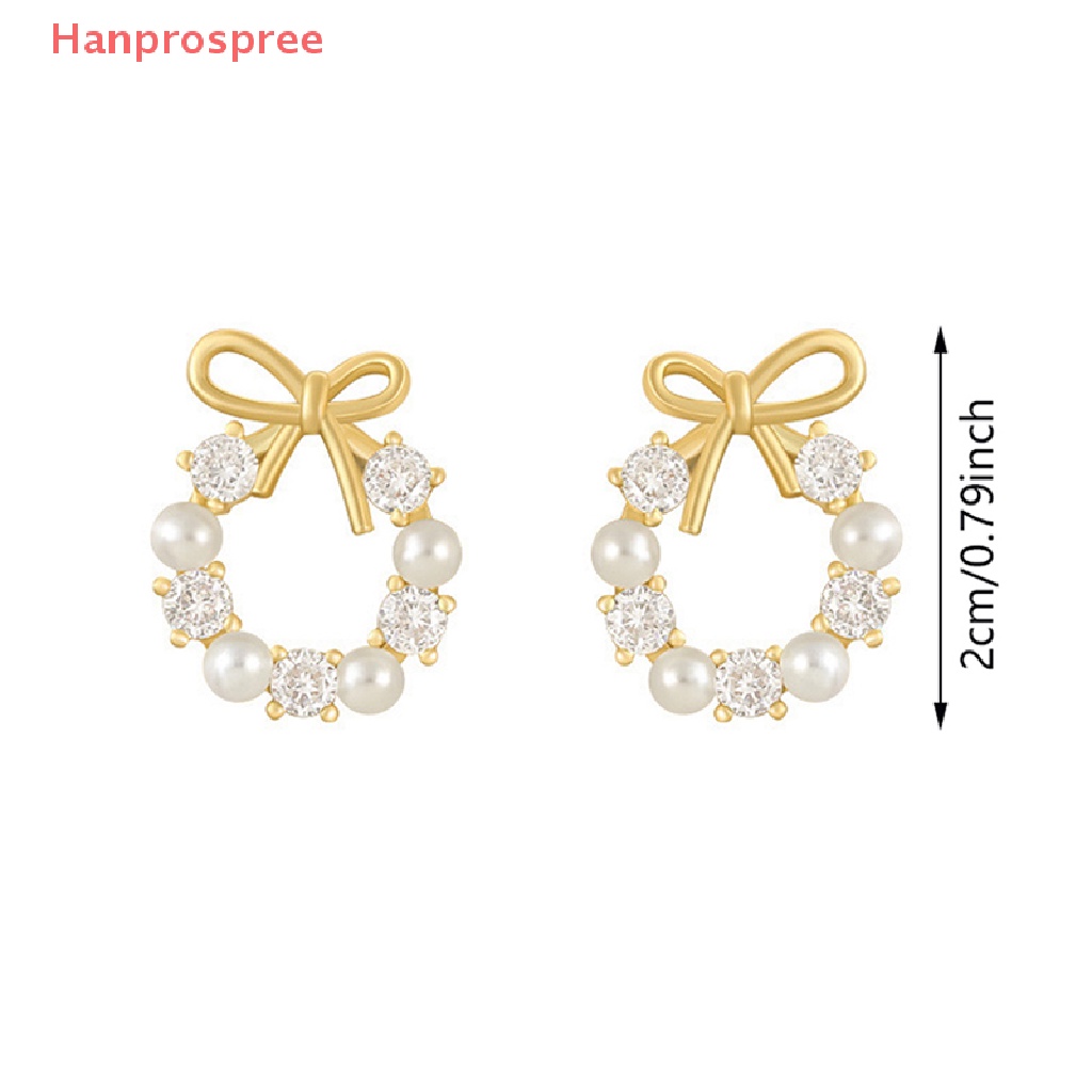 Hanprospree > Khuyên Tai Đính Ngọc Trai Giả Bằng Kim Loại Thanh Lịch Thời Trang Dự Tiệc Cưới Dành Cho Nữ Jewellry well