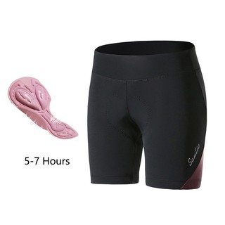 Santic Quần Soóc Đạp Xe Cho Nữ Quần Áo Đạp Xe Đạp Leo Núi Có Đệm 4D Quần Soóc Thoáng Khí Cho Nữ WL0C05115