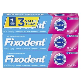 Keo dán răng giả fixodent 68g mẫu mới