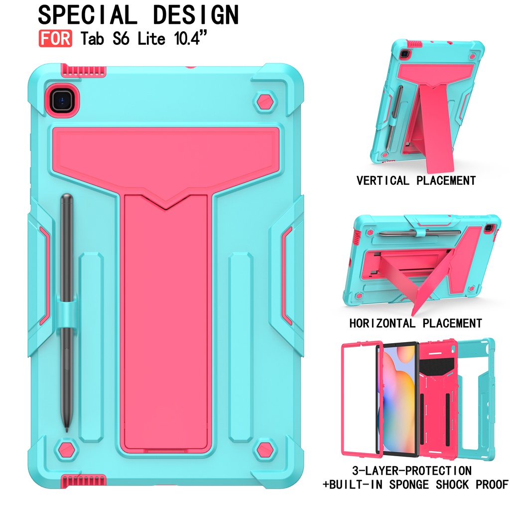 Ốp Máy Tính Bảng Nhám Chống Sốc Cho Samsung Galaxy Tab S6 Lite  S6Lite Edition 2022 2020 SM-P619 SM-P615 SM-P613 SM-P610 P613 P619 P615