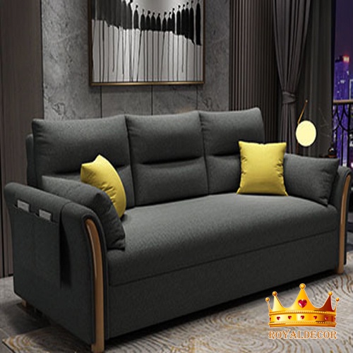 [BÁN CHẠY] Giường gấp gọn thông minh ROYALDECORHN sofa giường phòng khách đa năng khung thép, giường xếp đệm cao su | BigBuy360 - bigbuy360.vn