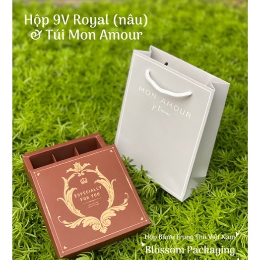 Hộp đựng socola 9v Royal nâu