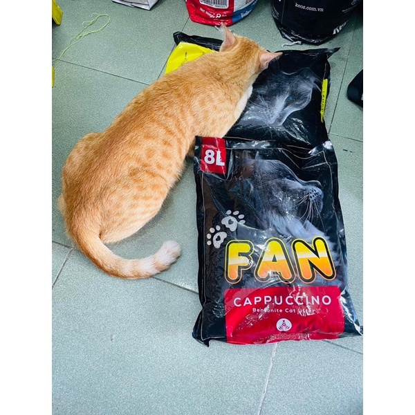 [TẢI 7 BAO] CÁT FAN BAO 8L - CÁT VỆ SINH CHO MÈO TIẾT KIỆM