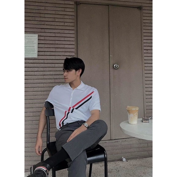 Hàng Có Sẵn!! NewArrivasls• Polo Thom Browne Viền Chéo Classic-Hàng Hot Hit Năm Nào Cũng OnWed-Size 1-2-3-4(48kg-88kg)