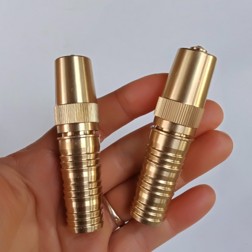 Đầu đồng tưới cây, rửa xe dùng cho ống dẻo phi 12, phi 16, phi 18 có tặng kèm cổ dê inox