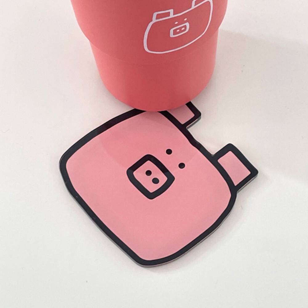 Tấm Lót Ly Dễ Thương Phong Cách Instagram Tấm Lót Ly Chịu Nhiệt Độ Cao Cách Nhiệt Bằng Gió Tấm Lót Ly Acrylic Hoạt Hình Dễ Thương Có Logo