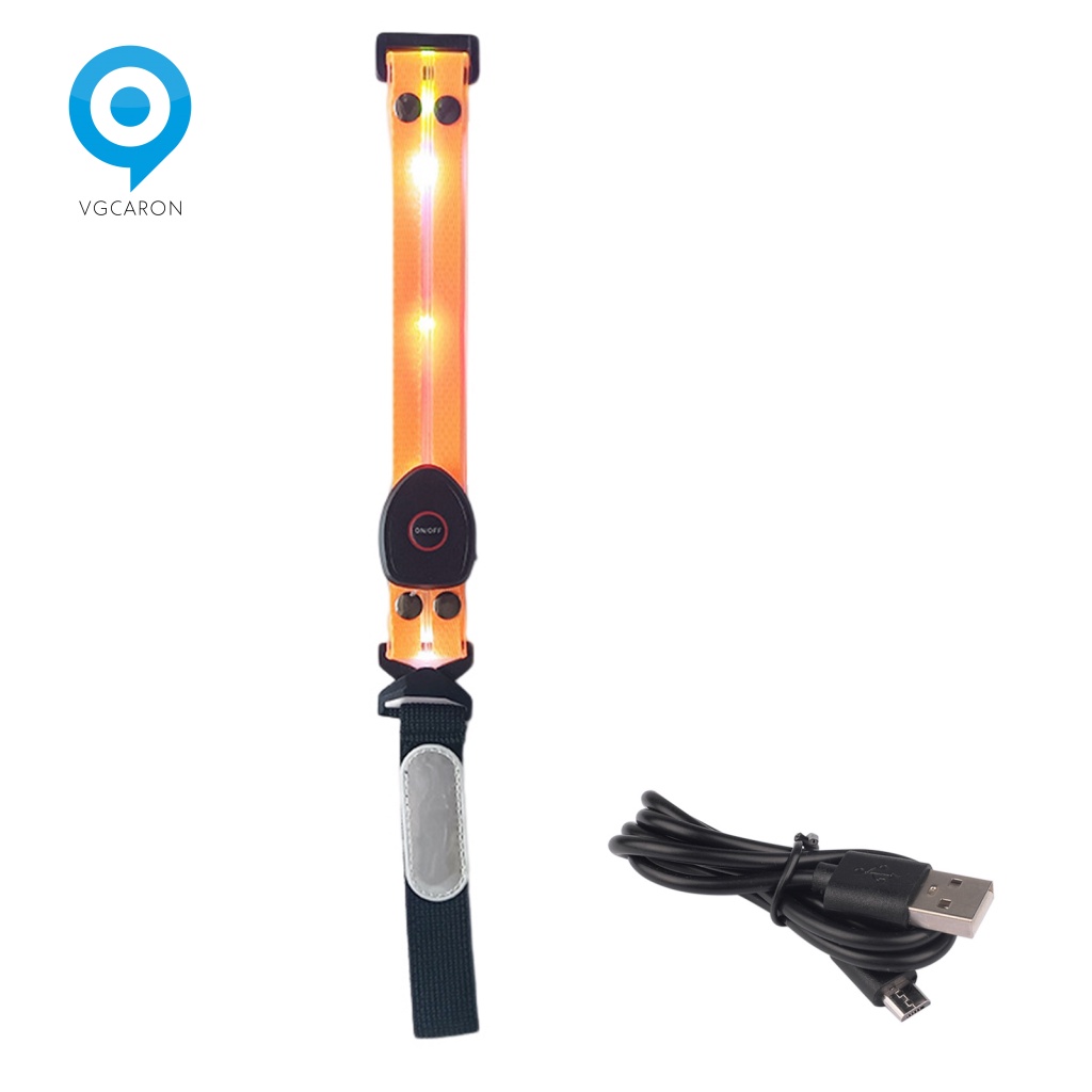 1 Bộ Đai Thắt Lưng Chạy Pin 100mAh Màu Dạ Quang Thoải Mái