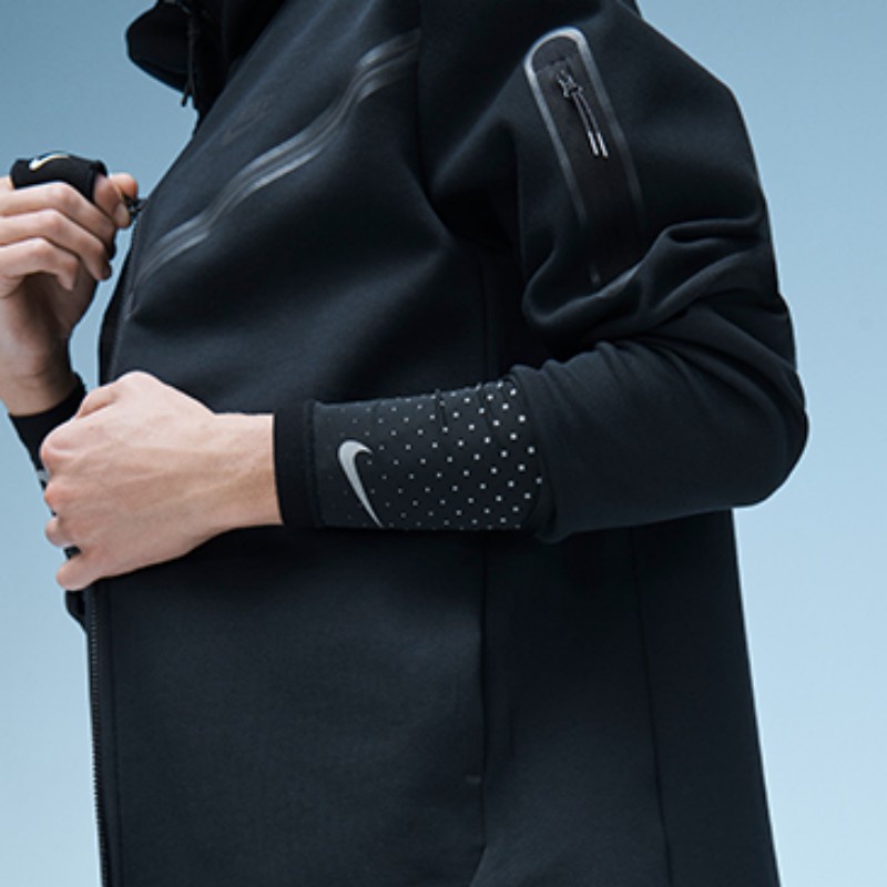 Áo Khoác Hoodie Nike 100% Cotton Phối Túi Khóa Kéo Bên Hông Đơn Giản Thời Trang Thu Đông Cho Nam Giới