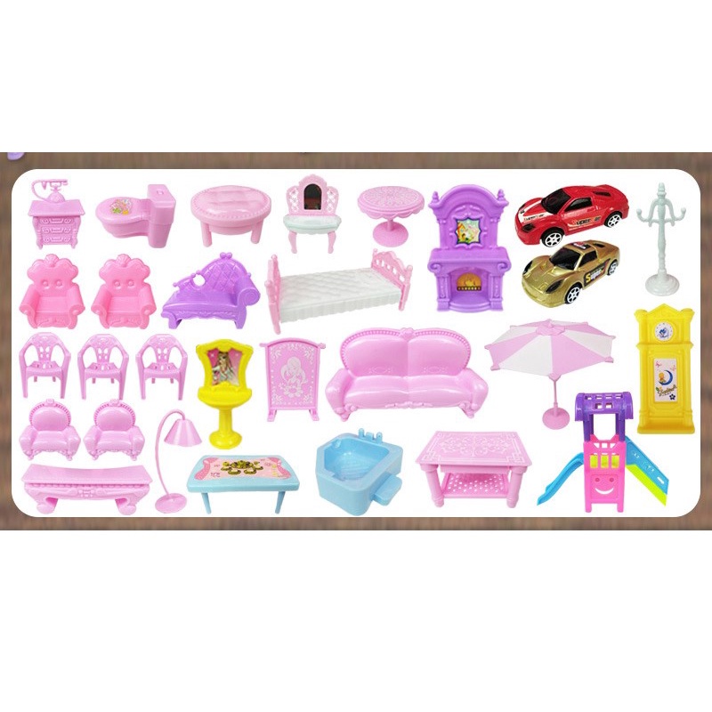 Đồ chơi nhà búp bê trẻ em, lắp ráp lâu đài công chúa ngoại cỡ, nhà búp bê Nhật Bản, món quà sinh nhật bé gái yêu thích