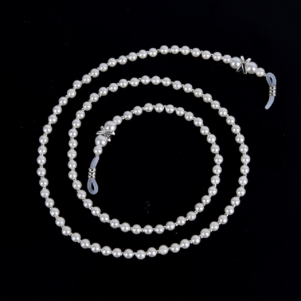 Rt Dây Đeo Giữ Mắt Kính Bằng Kim Loại Đính Ngọc Trai