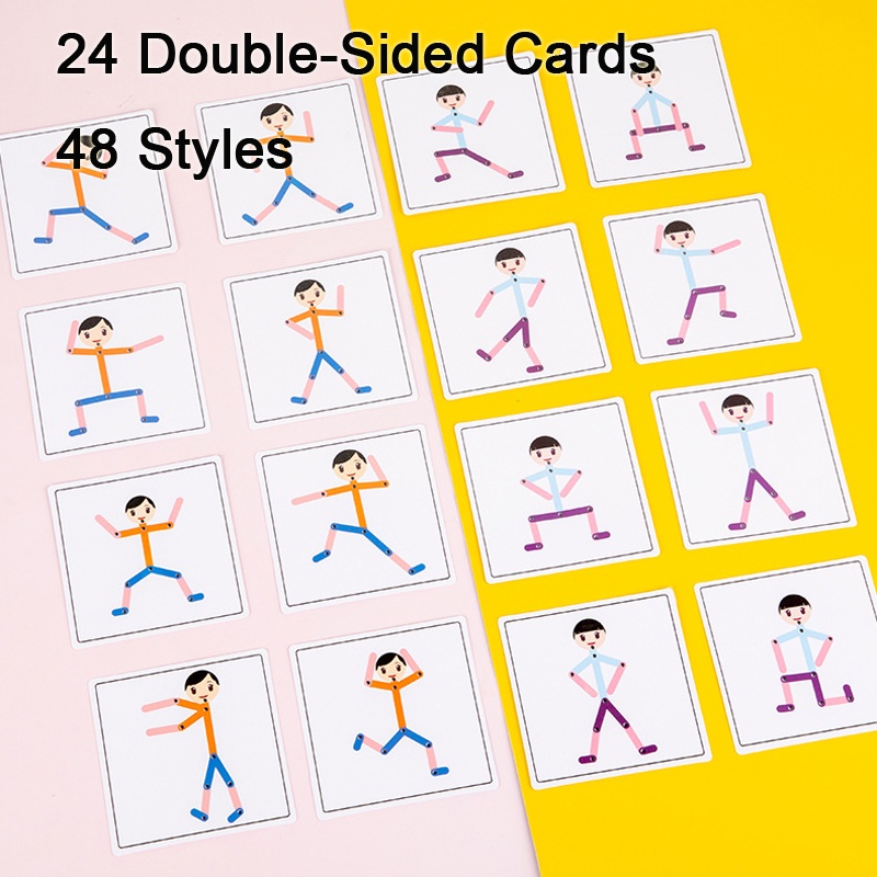 Đồ Chơi Người Đàn Ông Bằng Gỗ Có Thể Di Chuyển Theo Phương Pháp Montessori Giúp Bé Học Hỏi