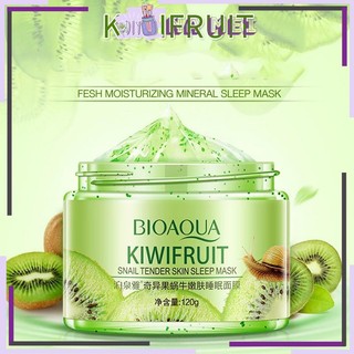 Mặt nạ ngủ Bioaqua HOA QUẢ Chiết Xuất Kiwi & Lựu Đỏ - Nội Địa Trung