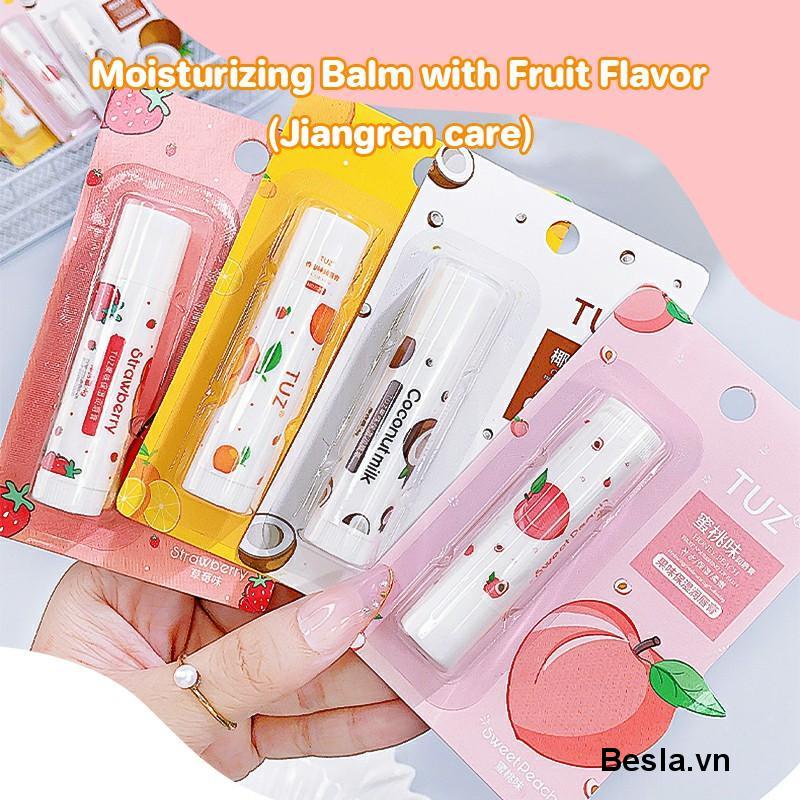 🥟Son Dưỡng Môi Hương Trái Cây Không Màu Cấp Ẩm Chống Nứt Nẻ Cho Nam Nữ