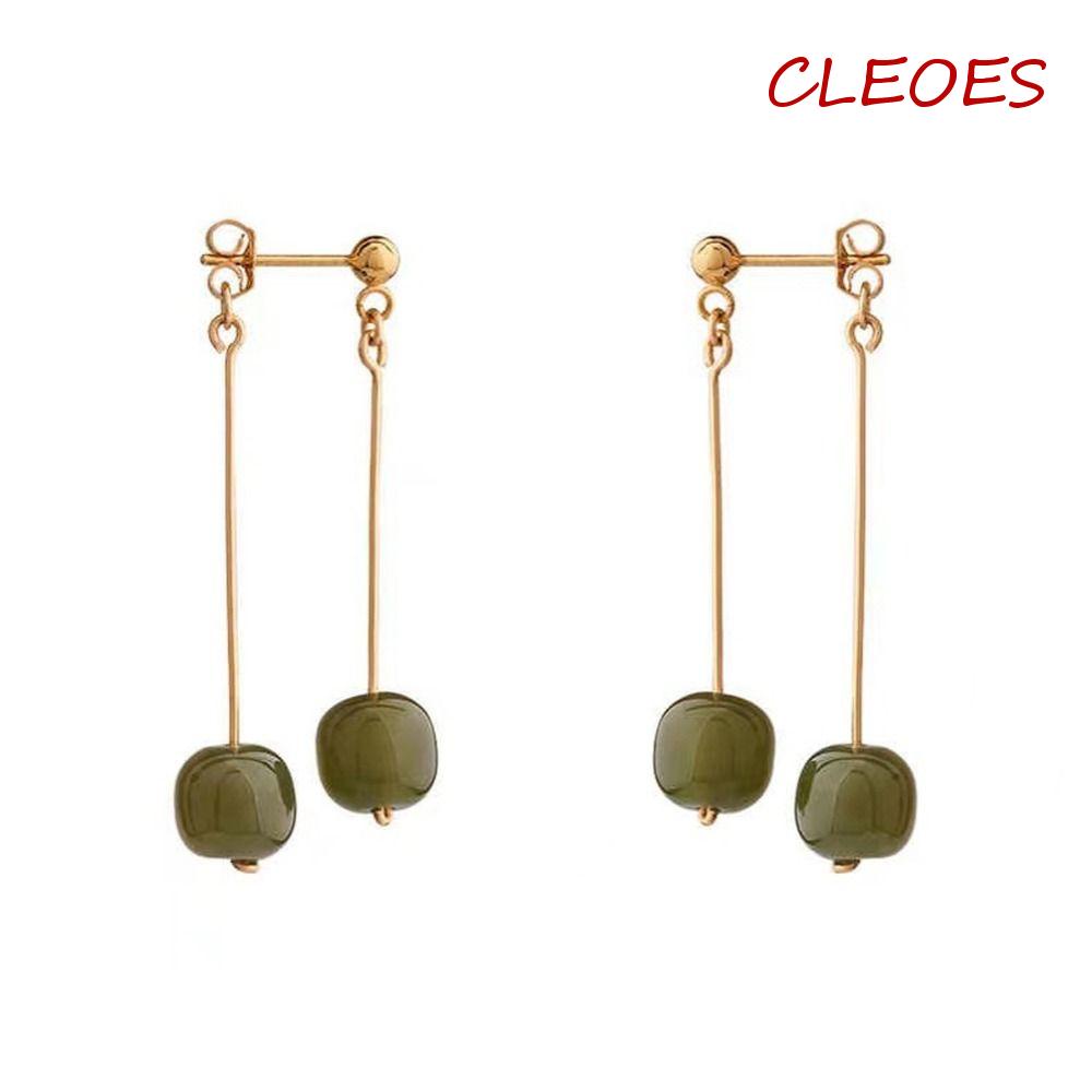 Bông Tai Dáng Dài Phong Cách Vintage Thanh Lịch Thời Trang Cho Nữ