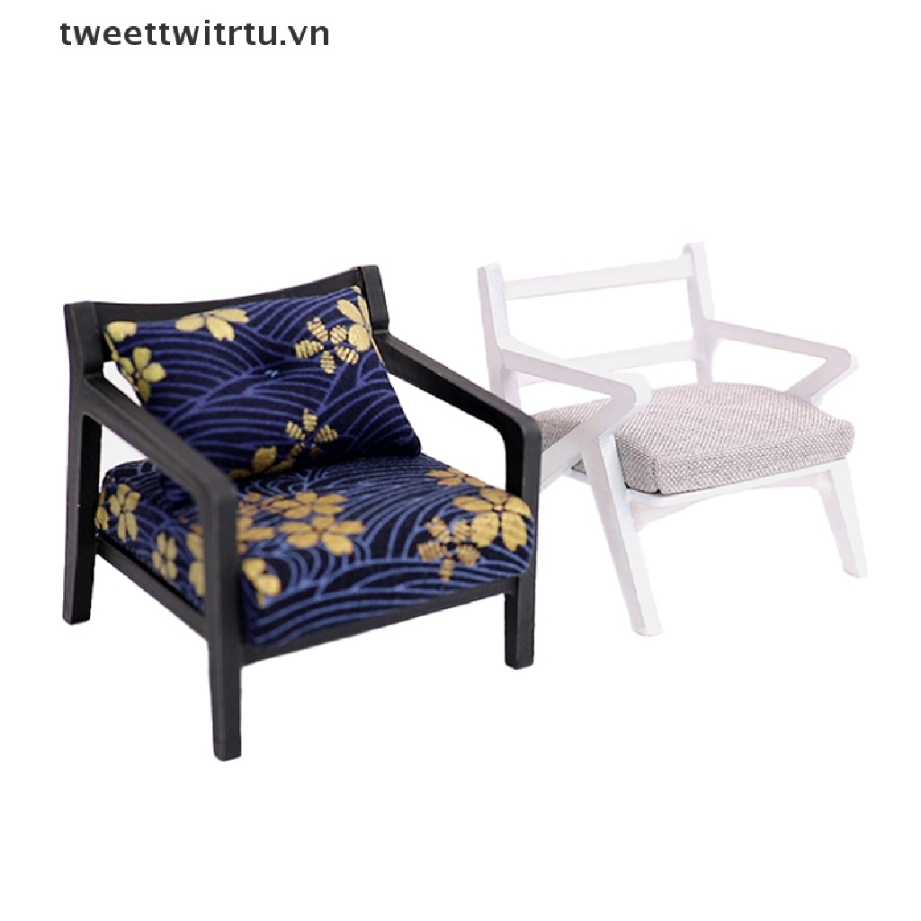 1 Mô Hình Ghế Sofa Trang Trí Nhà Búp Bê Tỉ Lệ 1: 12