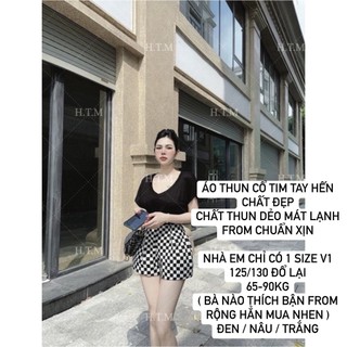 ÁO THUN CỔ TIM BIGSIZE VƯƠNG NGỌC HÂN