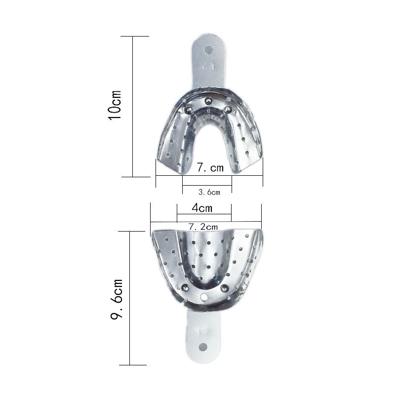 Set 2 Khay Nha Khoa Bằng Hợp Kim Nhôm Cao Cấp