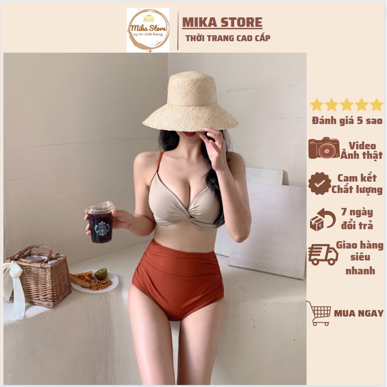 [Mầu hot 2023] Bikini 2 mảnh MIKASHOP sexy quyến rũ ,Đồ bơi nữ nhúm ngực 2 dây chất đẹp hàng Quảng Châu