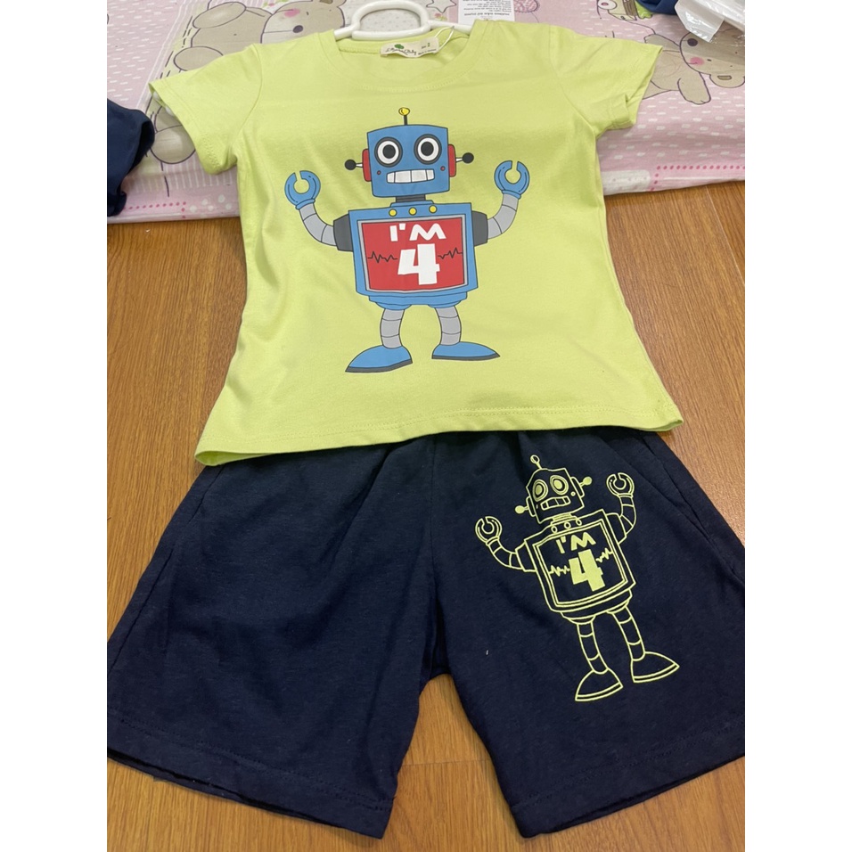 Đồ bộ bé trai, đồ bộ trẻ em chất thun cotton hàng việt nam xuất khẩu