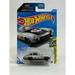 Xe hot wheels mercedes-benz 300 sl xám