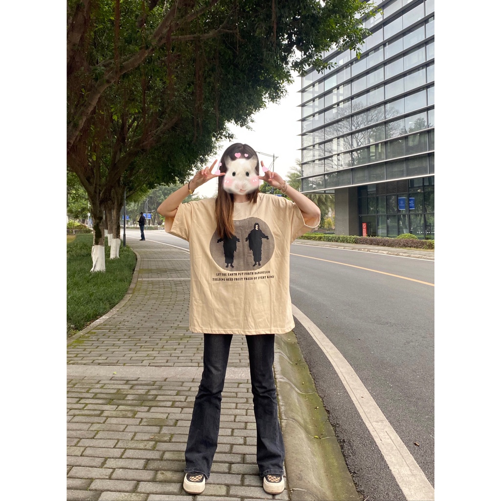 NRVP Áo Thun 100% Cotton Tay NgắN Plus Size 5XL