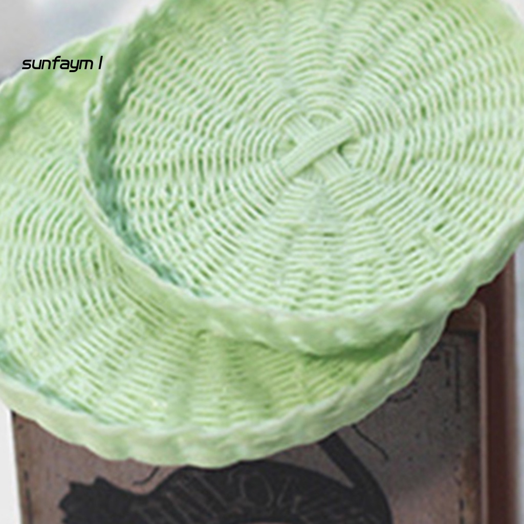 Sunfa Khay Đựng Bánh Mì Trái Cây Đồ Chơi Thu Nhỏ Không Phai Màu Cho Nhà Búp Bê