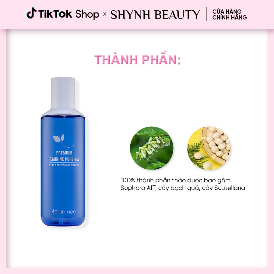 Dung dịch vệ sinh Shin Nee Premium Feminine Pure Gel (180ml)