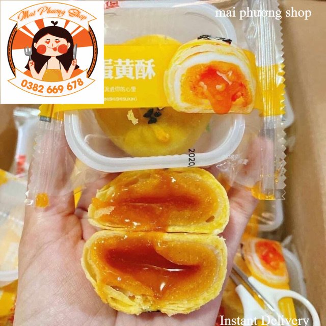 0.5KG BÁNH NGÀN LỚP TRỨNG CHẢY VÀNG (9-10c)