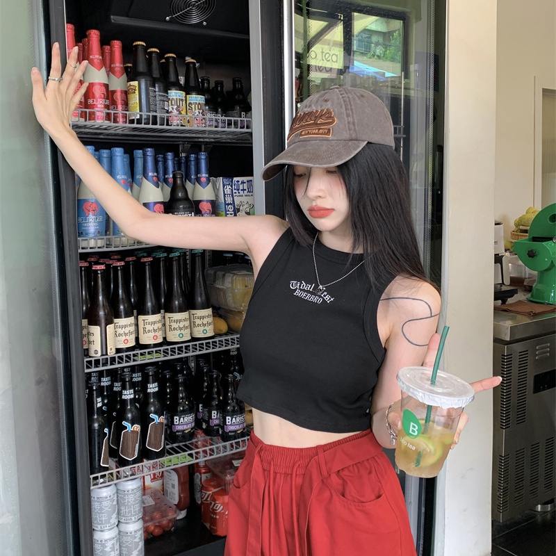 IELGY   Áo Không Tay Dáng Ôm Thời Trang Dành Cho Nữ