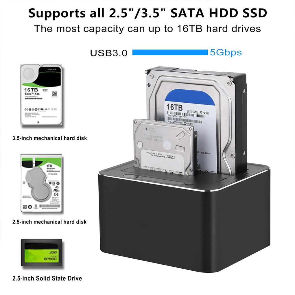 Hộp Đựng Ổ Cứng HDD 2 5 Inch 3 5 Inch Tốc Độ Cao