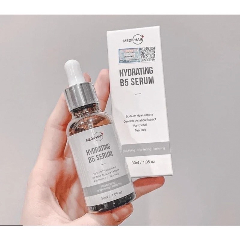 TINH CHẤT SERUM MEDIPHAR HYDRATING B5 SERUM 30ML CẤP ẨM CHUYÊN SÂU, PHỤC HỒI DA HƯ TỔN, SÁNG DA, MỜ THÂM