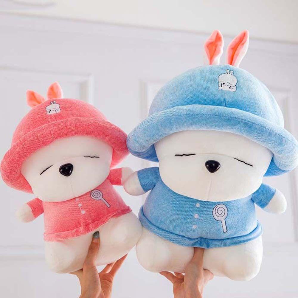 AARON1 Thỏ Nhồi Bông Mềm Mại Dễ Thương Dùng Làm Đồ Chơi Cho Bé