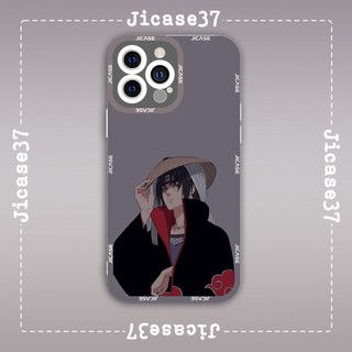 Ốp lưng iphone samsung xiaomi oppo cạnh vuông Jicase JMcase Uchiha Itachi Akatsuki Anime Manga Naruto